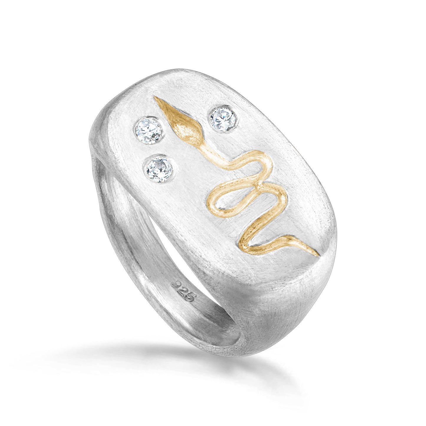 Kundalini rising signet ring