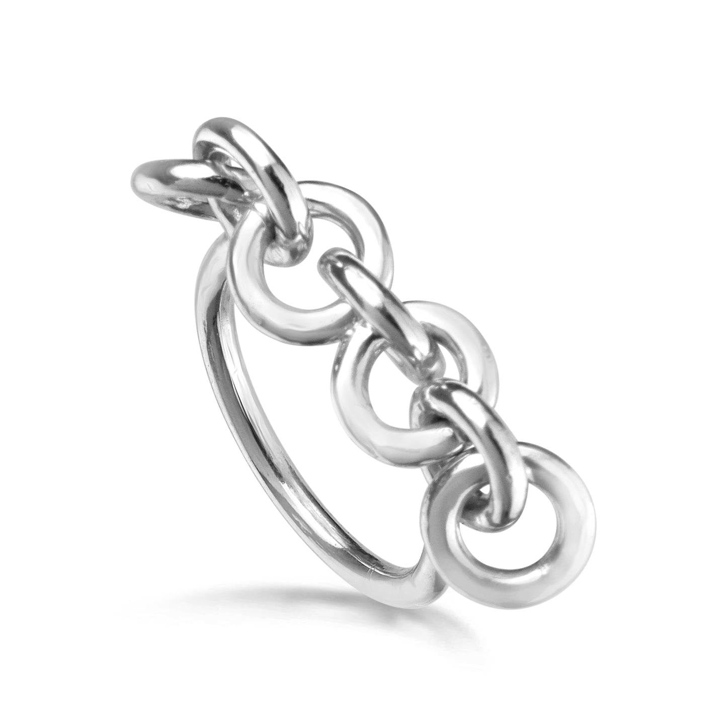 Large star link chain ring