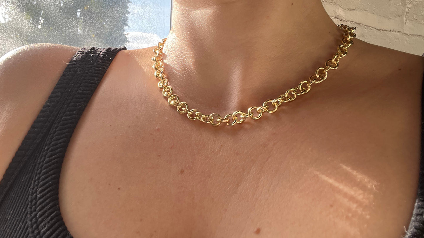 Starlink chain in 18K yellow gold